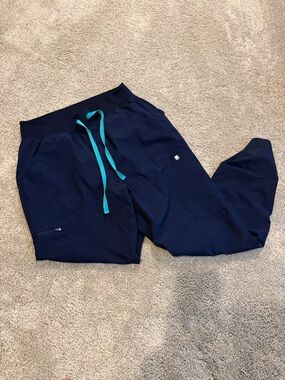 Navy Women's yola figs high waisted FreeX pants